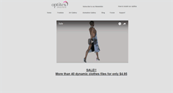 Desktop Screenshot of optitex-dynamiccloth.com